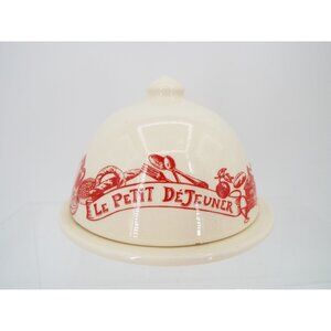 Le Comptoir De Famille France Le Petit De'Jeuner Covered Butter Dish